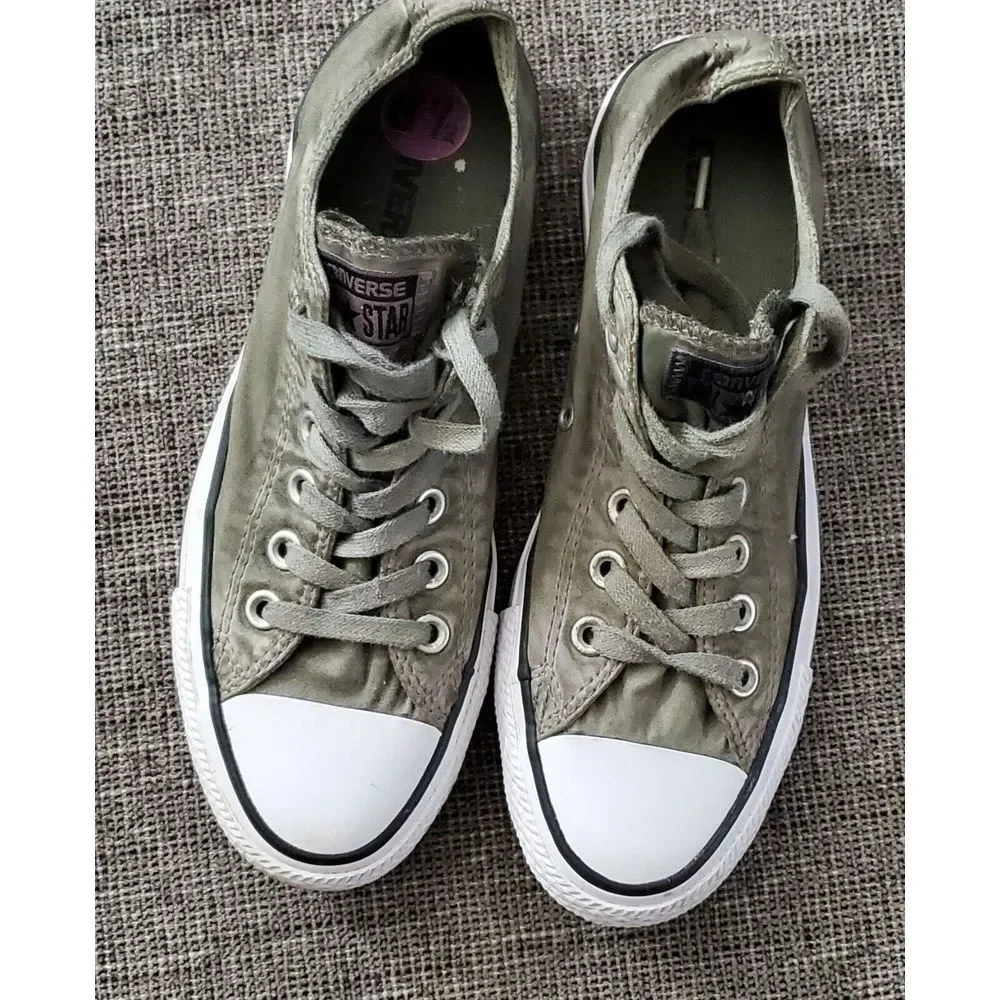 Converse Women's Chuck Taylor All Star Kadin Sneaker Green 155392C‎ Size 6.5 - Picture 4 of 7